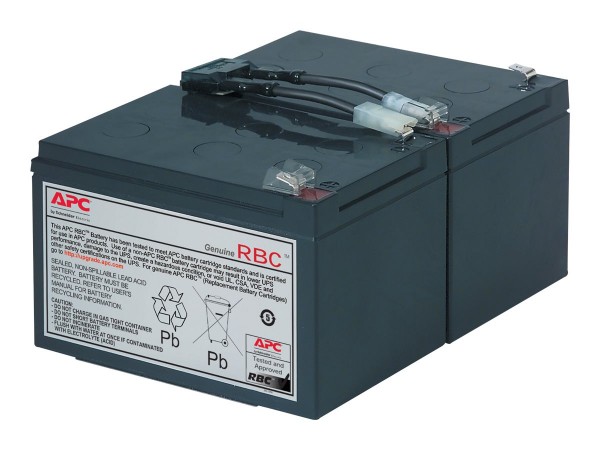 APC Replacement Battery Cartridge #6 - USV-Akku - 1 x Bleisäure - Schwarz - für P/N: SMC1500I-2UC, S