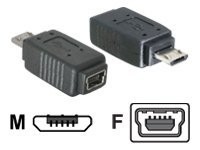 DeLOCK - USB-Adapter - Micro-USB Typ B (M) bis Mini-USB, Typ B (W)