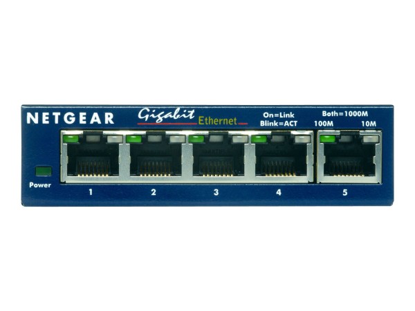 NETGEAR GS105 - Switch - 5 x 10/100/1000 - Desktop