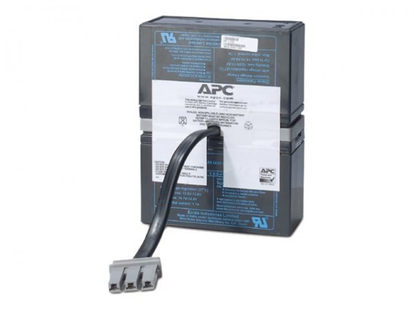 APC Replacement Battery Cartridge #33 - USV-Akku - 1 x Batterie - Bleisäure - holzkohlefarben - für