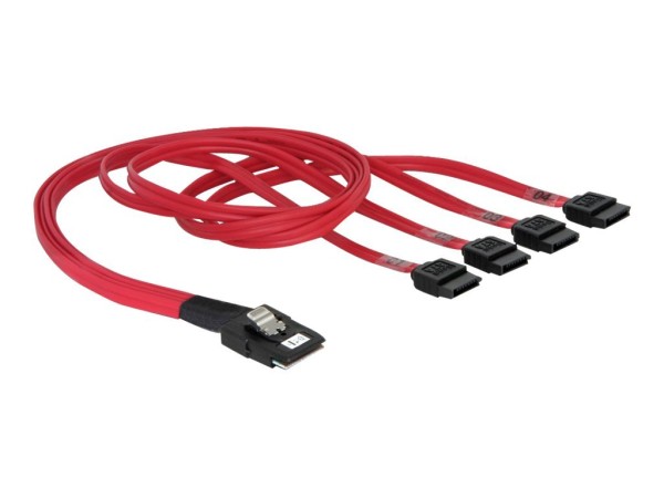 Delock SATA-/SAS-Kabel 4-Lane SATA (W) bis 36 PIN 4iMini MultiLane(M) 50 cm (83057) Neu&OVP