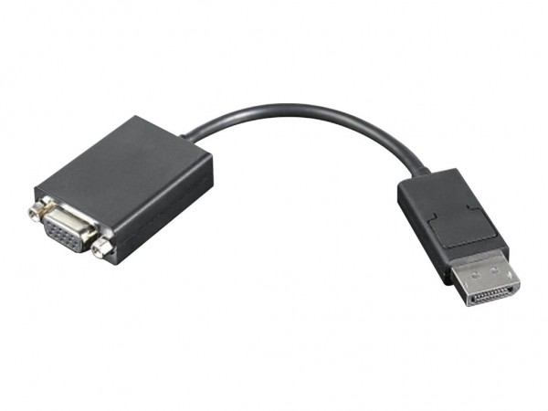 Lenovo - Videokonverter - DisplayPort - VGA - Schwarz - für ThinkCentre M70; M720; M75; M75n IoT; M8