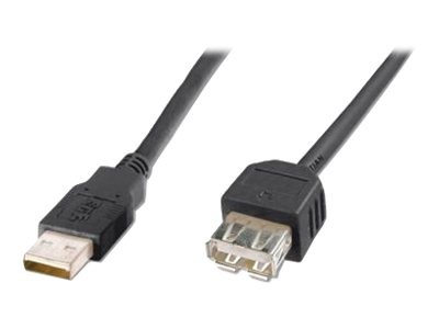 ASSMANN - USB-Verlängerungskabel - USB (W) bis USB (W) - USB 2.0 - 1.8 m - geformt