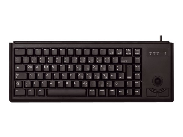CHERRY Compact-Keyboard G84-4400 - Tastatur - USB - Deutsch - Schwarz