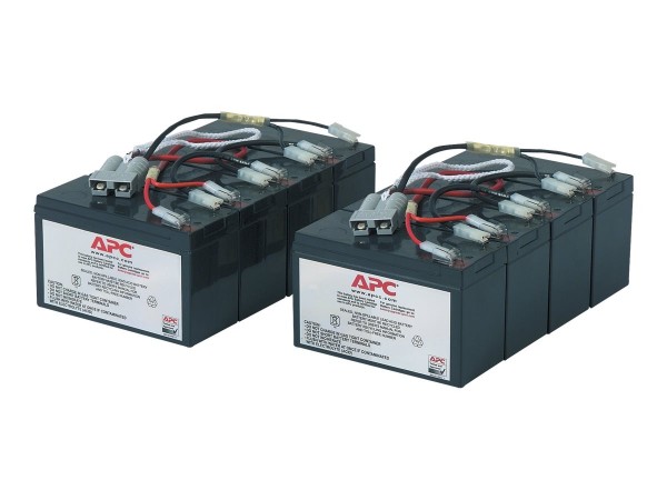 APC Replacement Battery Cartridge #12 - USV-Akku - 2 x Bleisäure - Schwarz - für P/N: DL5000RMT5U, S