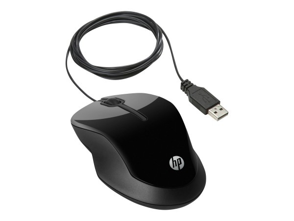 HP X1500 - Maus - optisch - 3 Tasten - kabelgebunden - USB