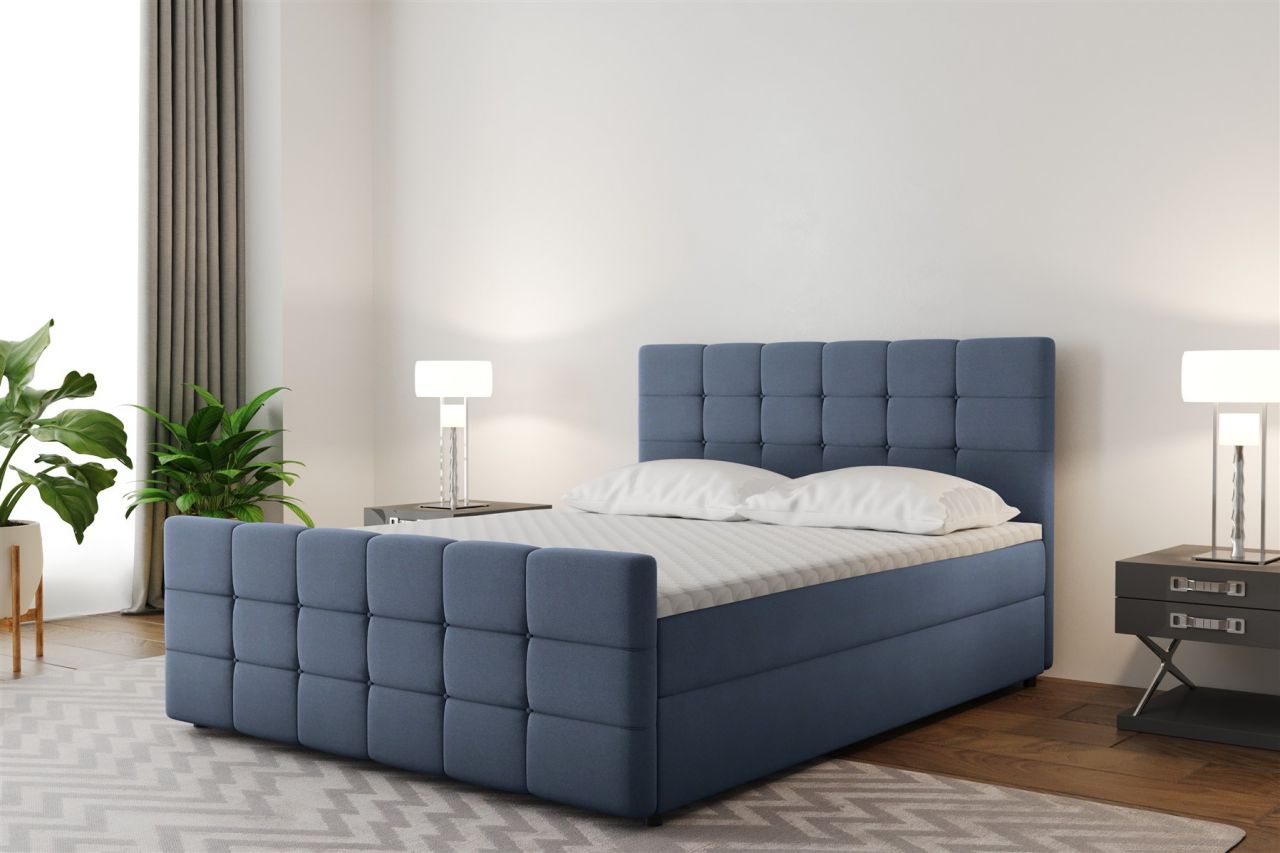 Boxspringbett Schlafzimmerbett SENON 120x200cm in div. Farbvarianten