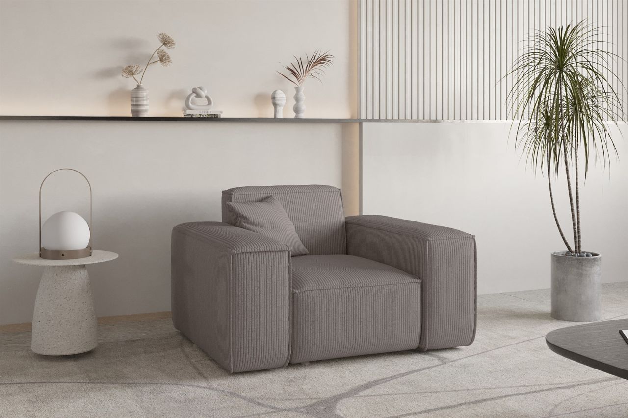Sessel ersessel CELES PREMIUM in Stoff Scala Taupe