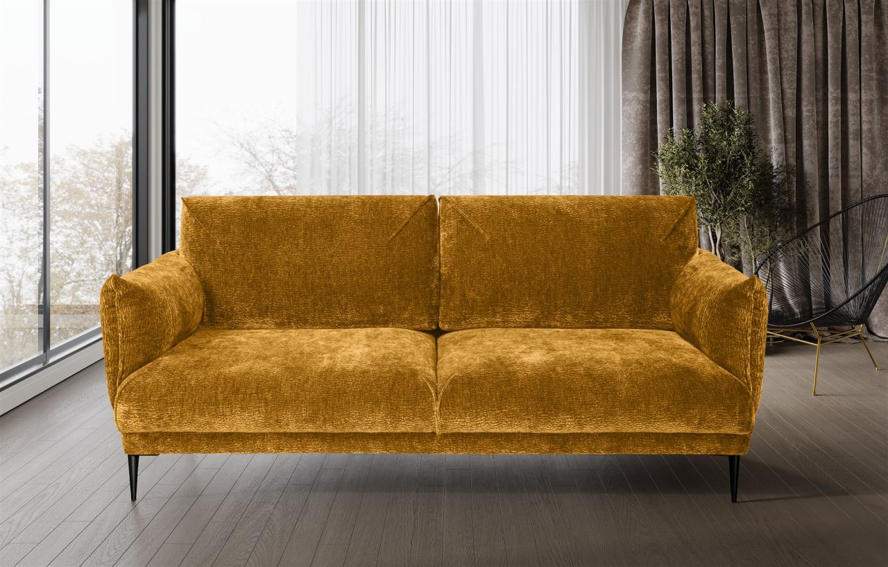 Sofa ersofa MADISON 3-Sitzer in Stoff Dress Me Senfgelb