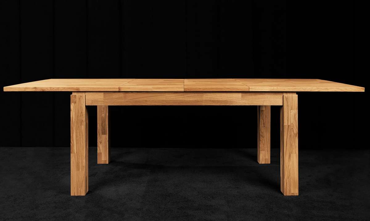 GILBERTO Ausziehbarer Esstisch Buche Massiv - 200-440cm Für Bis Zu 18 Personen