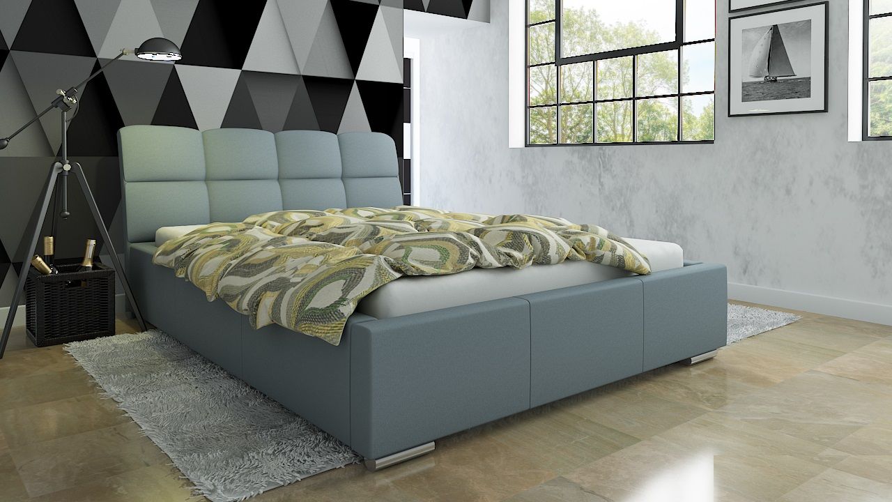 Polsterbett Bett Doppelbett CATELLO XS 160x200cm inkl.Lattenrost