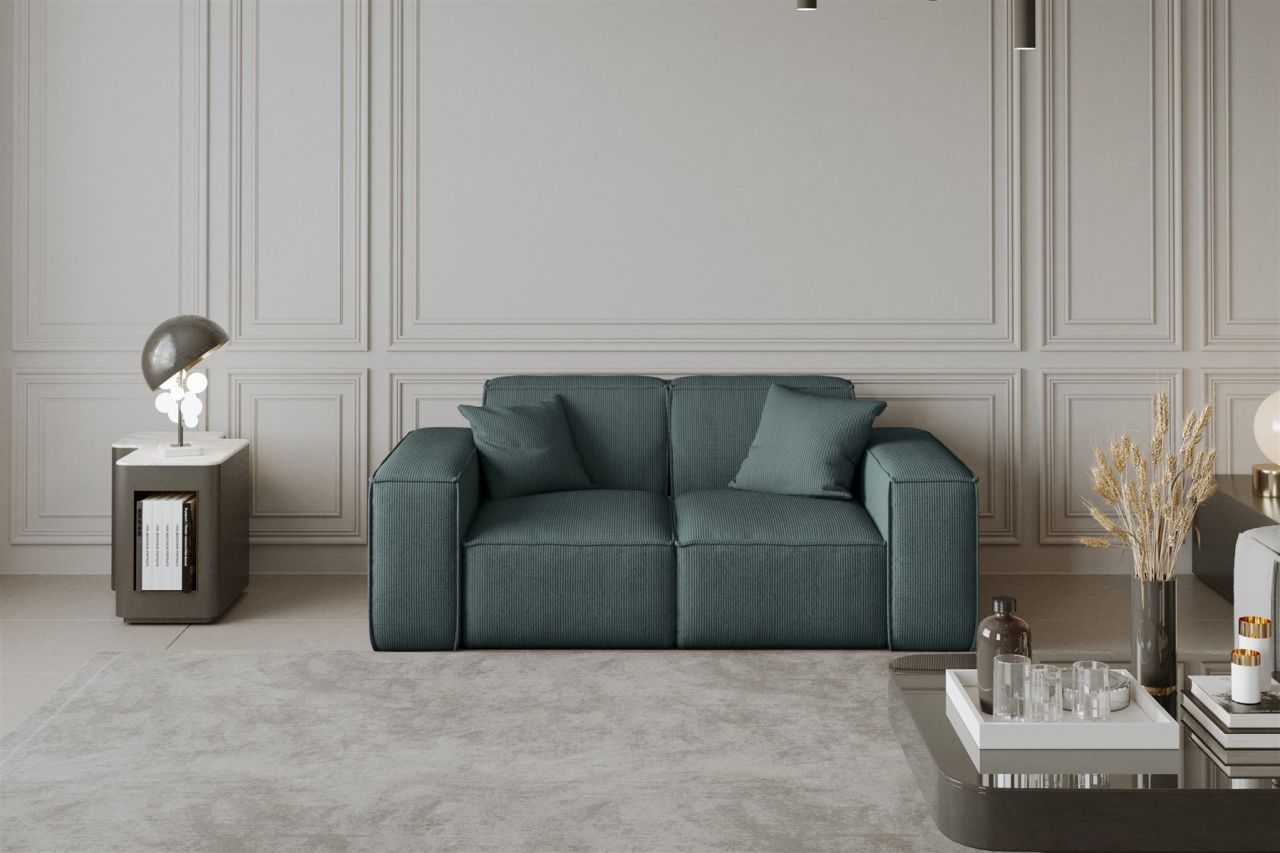 Sofa ersofa CELES 2-Sitzer in Stoff Scala Petrol