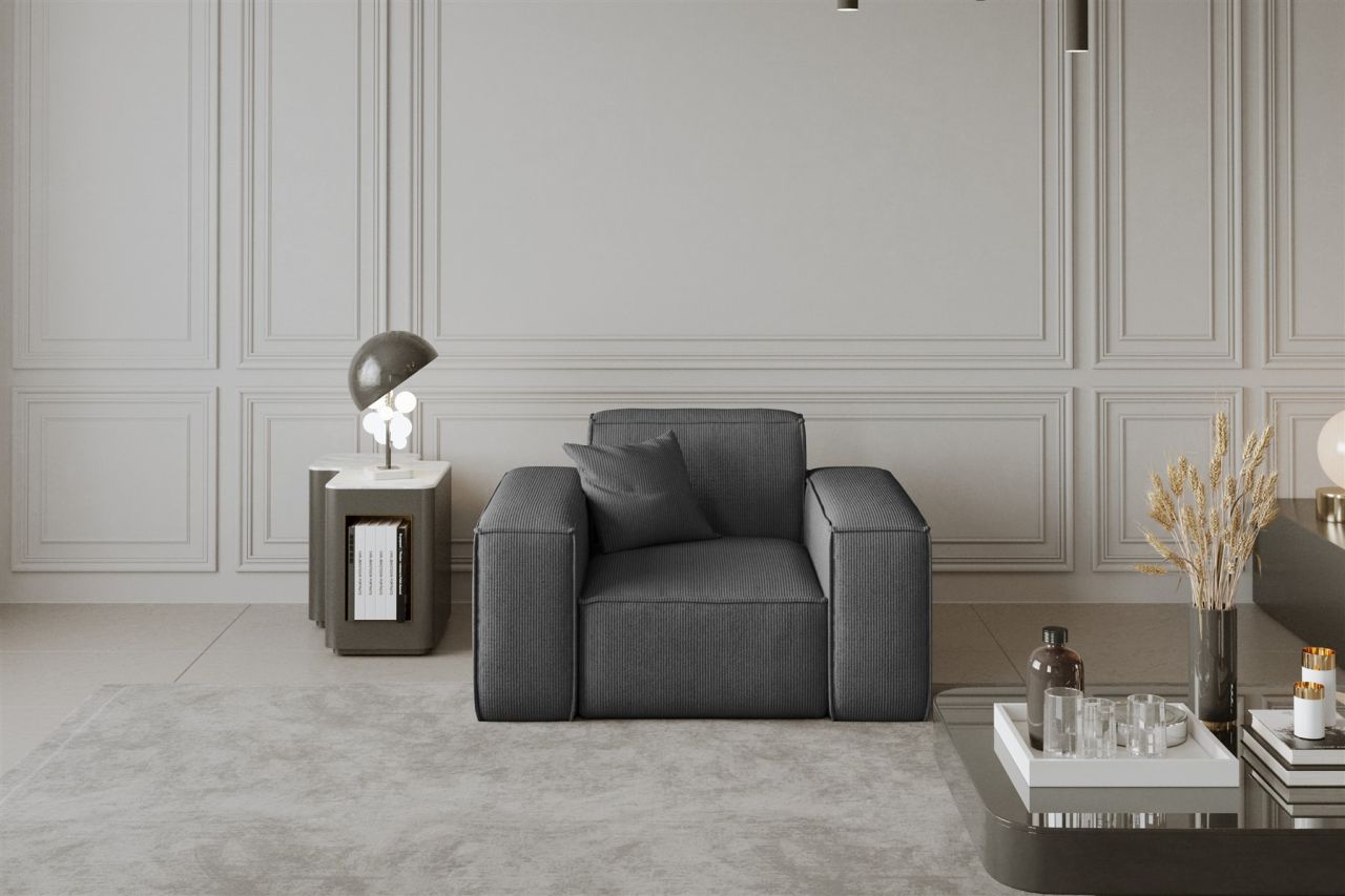 Sessel ersessel CELES in Stoff Scala Grau