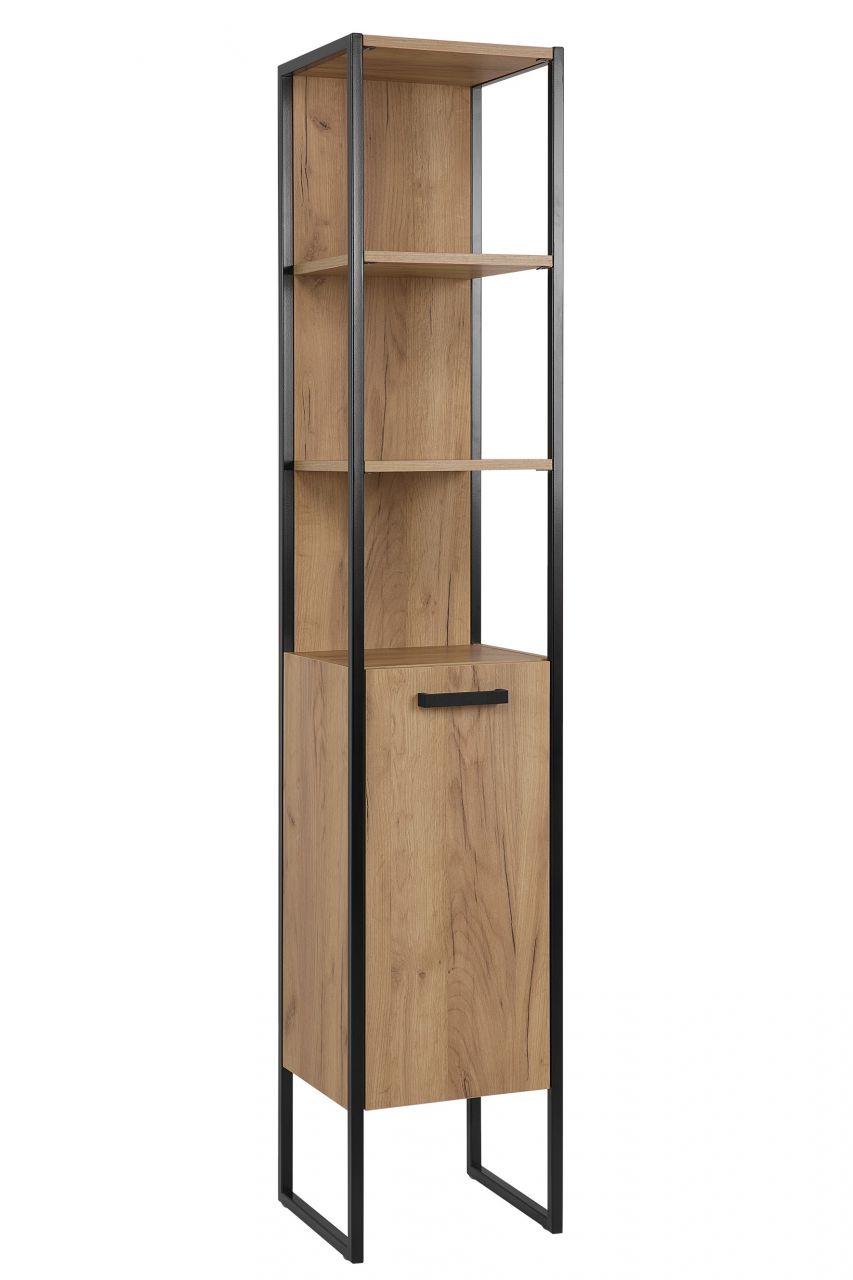 Badezimmer Hochschrank ATLANTA Dekor Eiche
