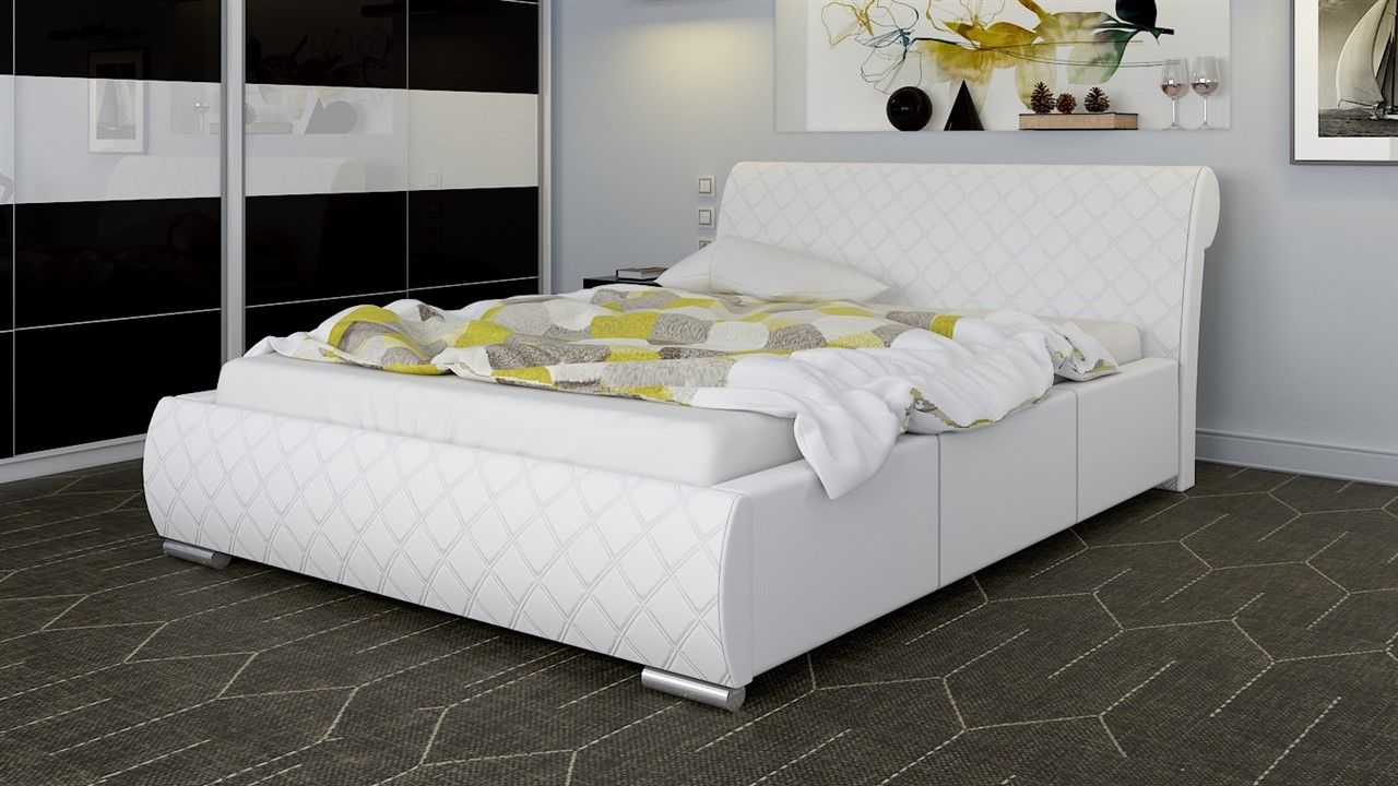 Polsterbett Bett Doppelbett FRANA 160x200cm inkl.Bettkasten