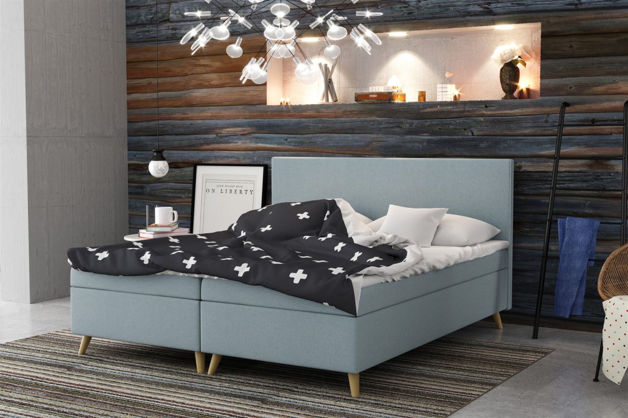 Boxspringbett Schlafzimmerbett BRICE 140x200cm
