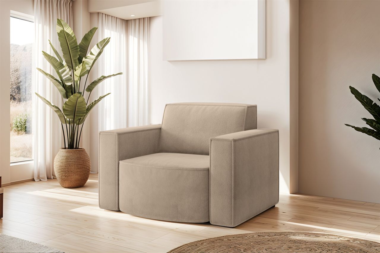 Sessel ersessel PALMA in Stoff Noel Beige