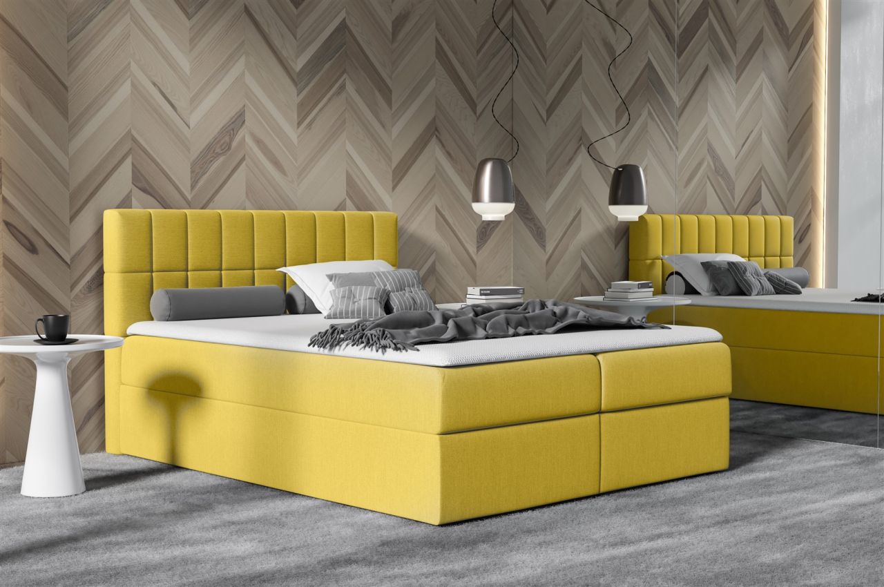 Boxspringbett Schlafzimmerbett GRACE 120x200cm in div. Farbvarianten