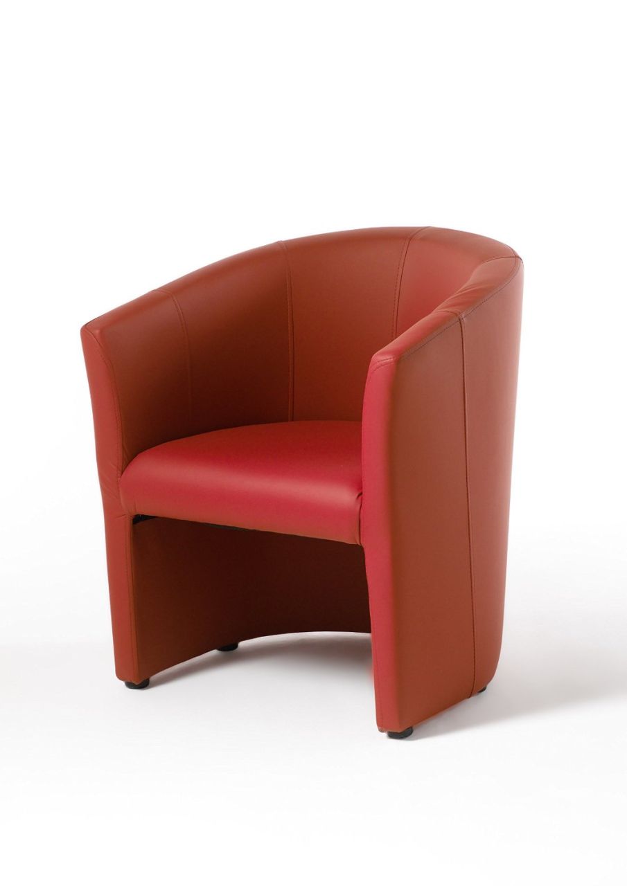 Cocktailsessel Clubsessel Loungesessel Bürosessel - Salyn - Rot