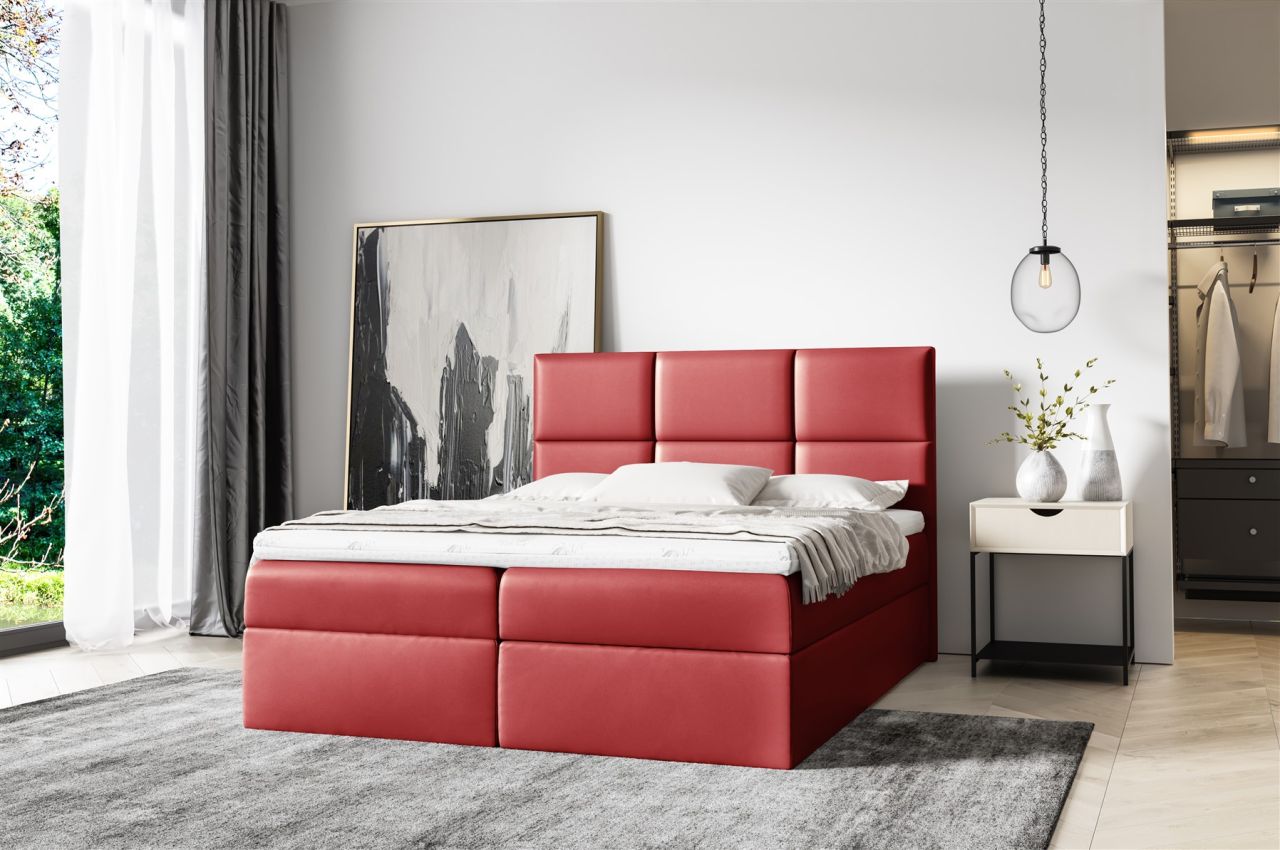 Boxspringbett Schlafzimmerbett OLIVIA 120x200cm in div. Farbvarianten
