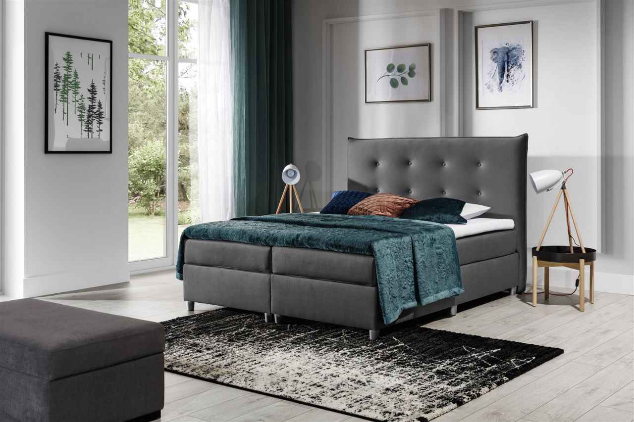 Boxspringbett Schlafzimmerbett RITA 120x200cm