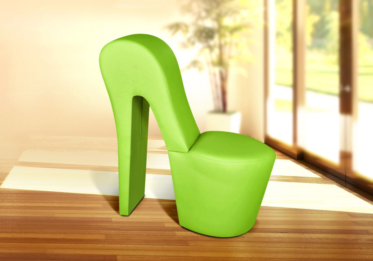 Schuhsessel ER Sessel DONNA - GRÜN High Heel Sessel