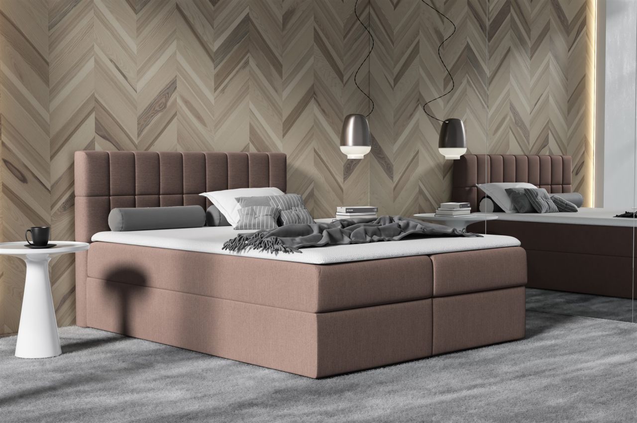 Boxspringbett Schlafzimmerbett GRACE 120x200cm in div. Farbvarianten