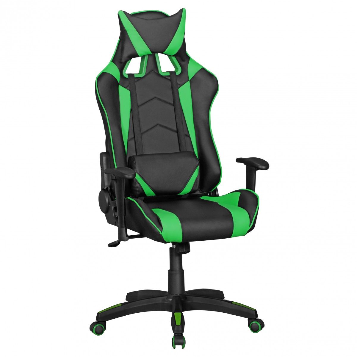 Drehstuhl Bürostuhl Chefsessel GAMING 1- Schwarz / Grün