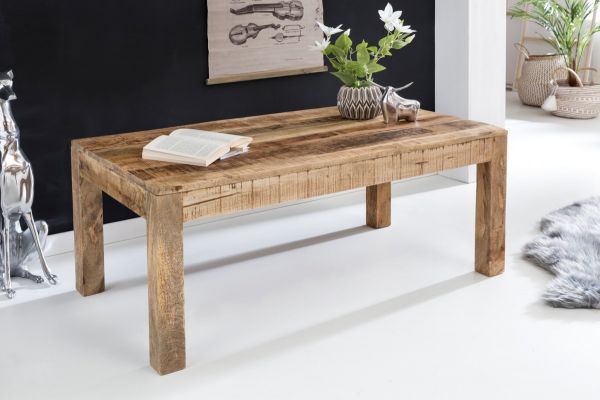 Couchtisch Massivholztisch MOHAMA 110x60cm Holz Mango Landhaus