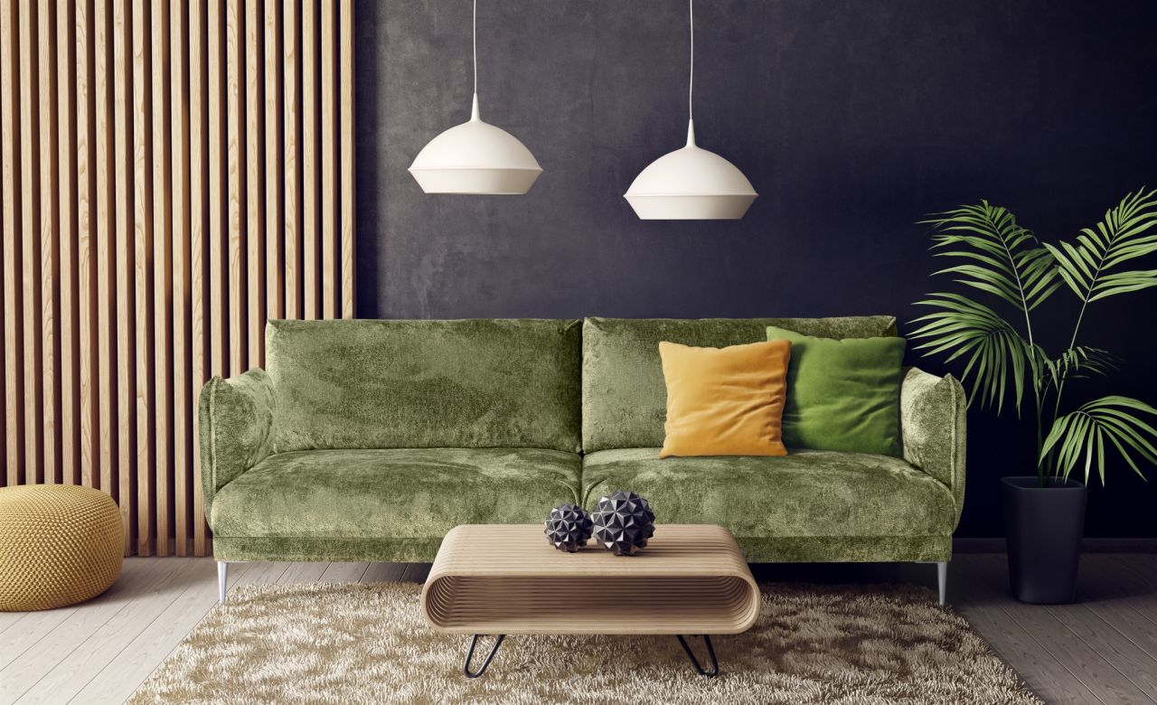 Sofa ersofa MADISON 3-Sitzer Stoff Tender Way Grün