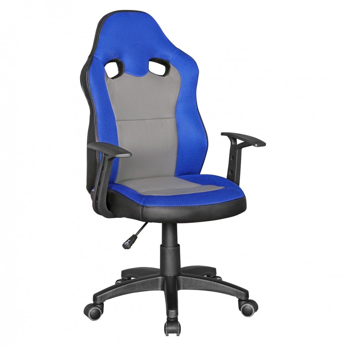 Drehstuhl Sessel Kinderstuhl KIDS - Blau / Grau
