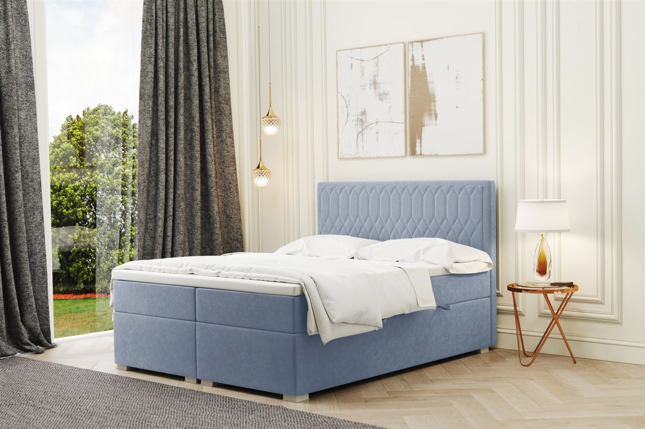 Boxspringbett Schlafzimmerbett DUSTY 120x200cm in div. Farbvarianten