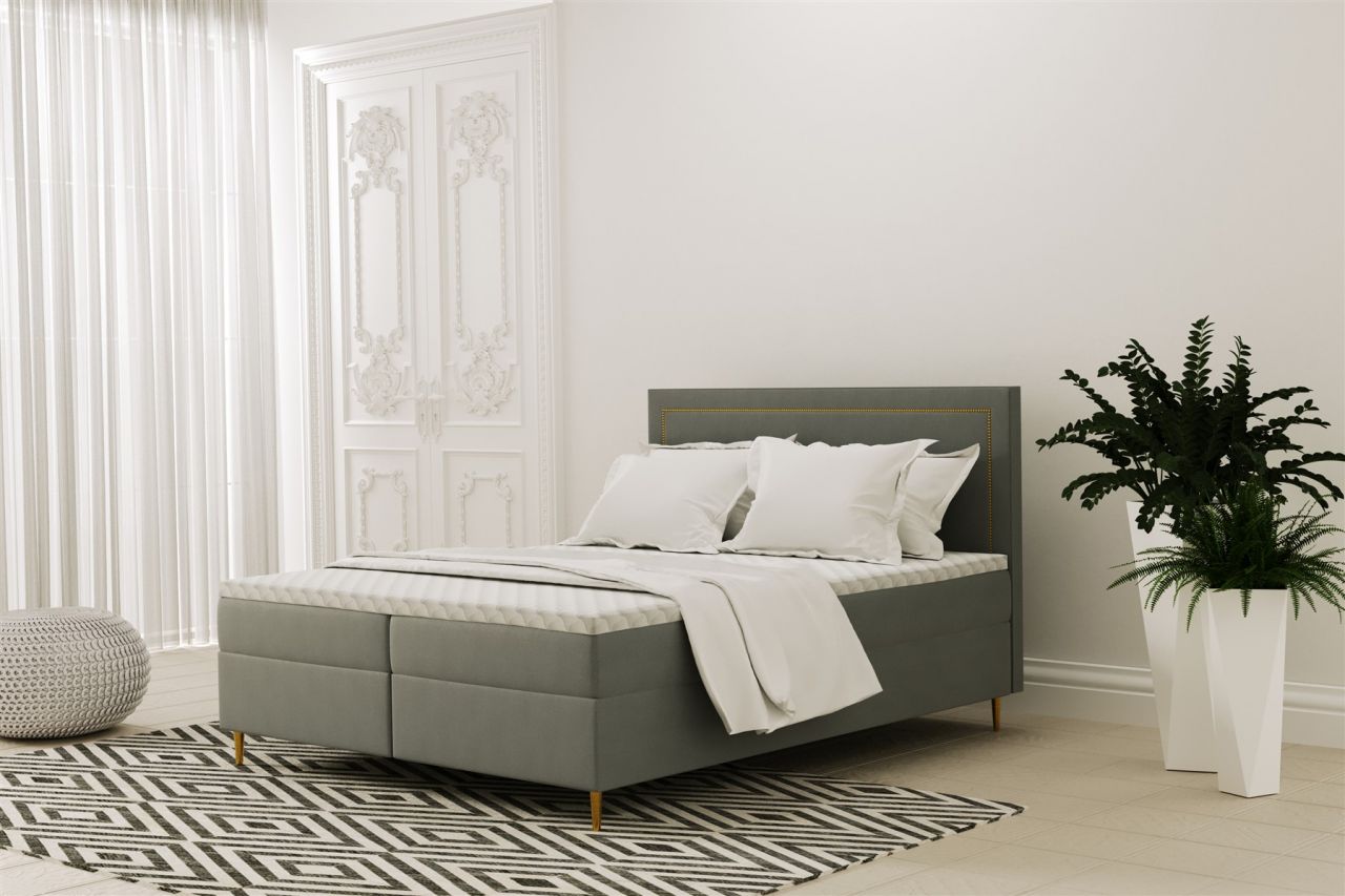 Boxspringbett Schlafzimmerbett LUCIEN 120x200cm in div. Farbvarianten