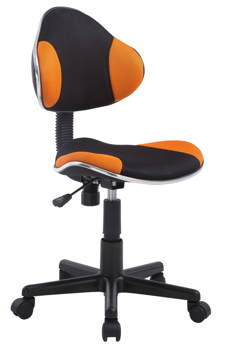 Drehstuhl Bürostuhl Stuhl - Nr 25 - Schwarz-Orange