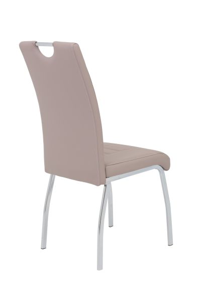 Esszimmerstühle Stühle Vierfußstuhl 2er Set ALIDA Cappucino