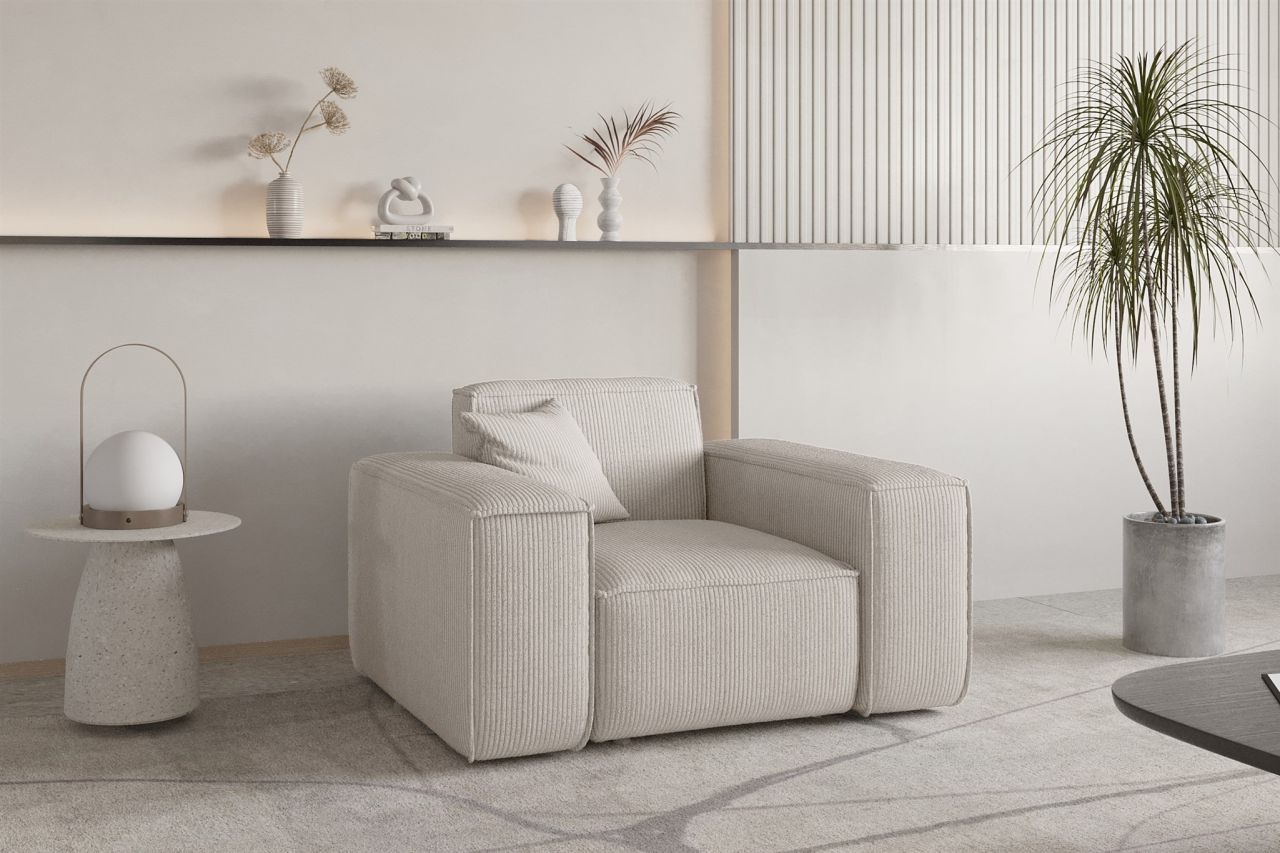 Sessel ersessel CELES PREMIUM in Stoff Scala Hellbeige