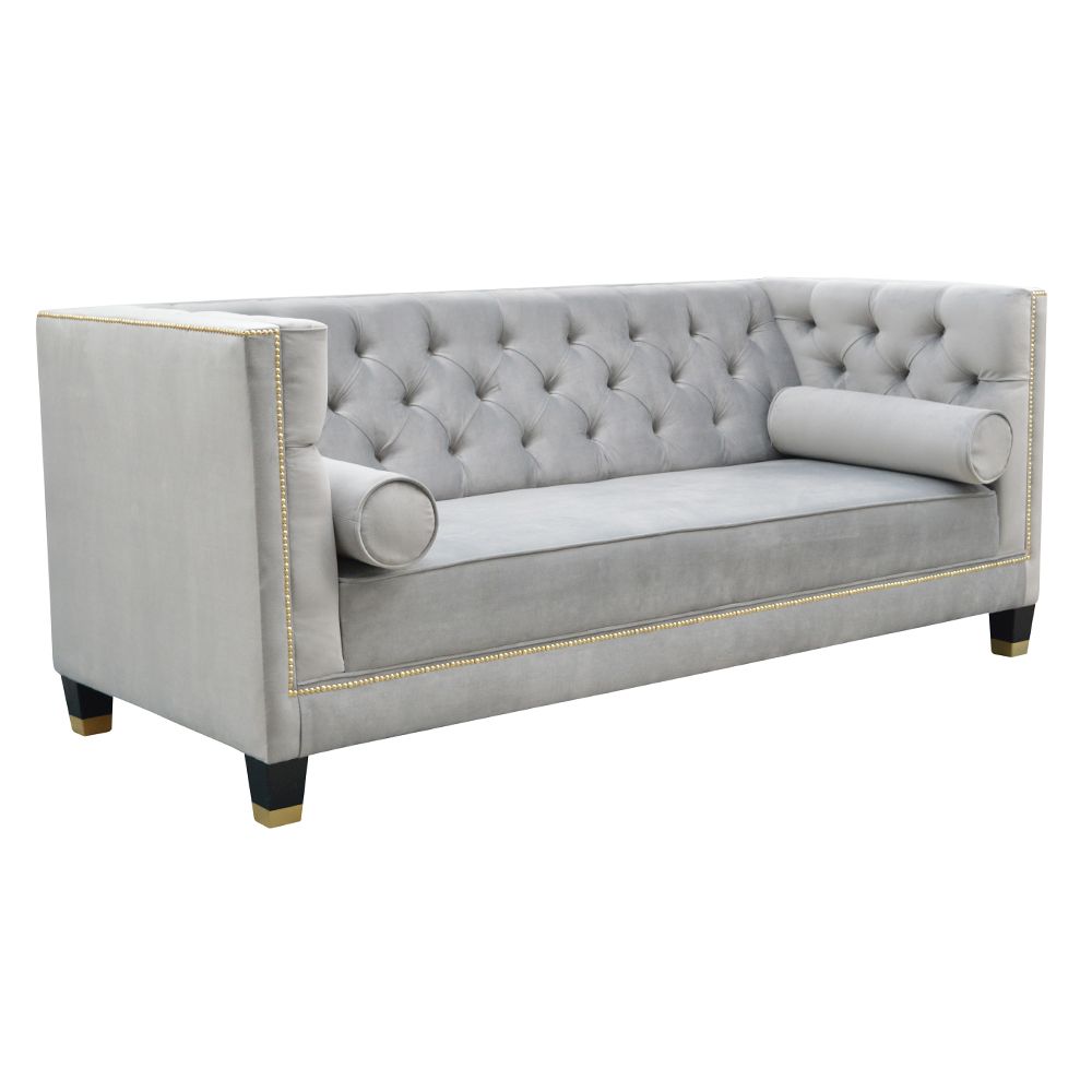 Polstersofa Sofa 2-Sitzer ELISABETTA Massivholz Buche