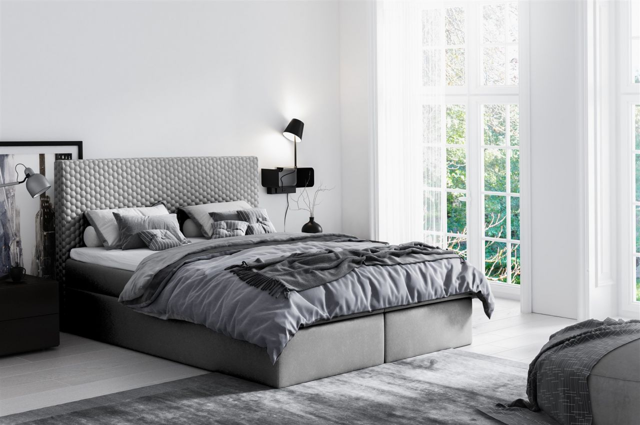 Boxspringbett Schlafzimmerbett SERGIO 120x200cm