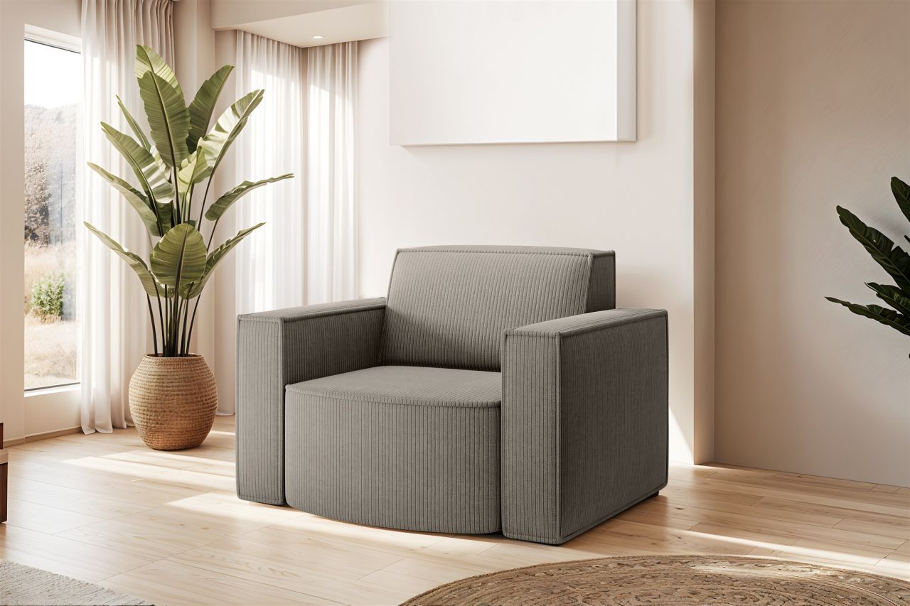 Sessel ersessel PALMA in Stoff Scala Grau
