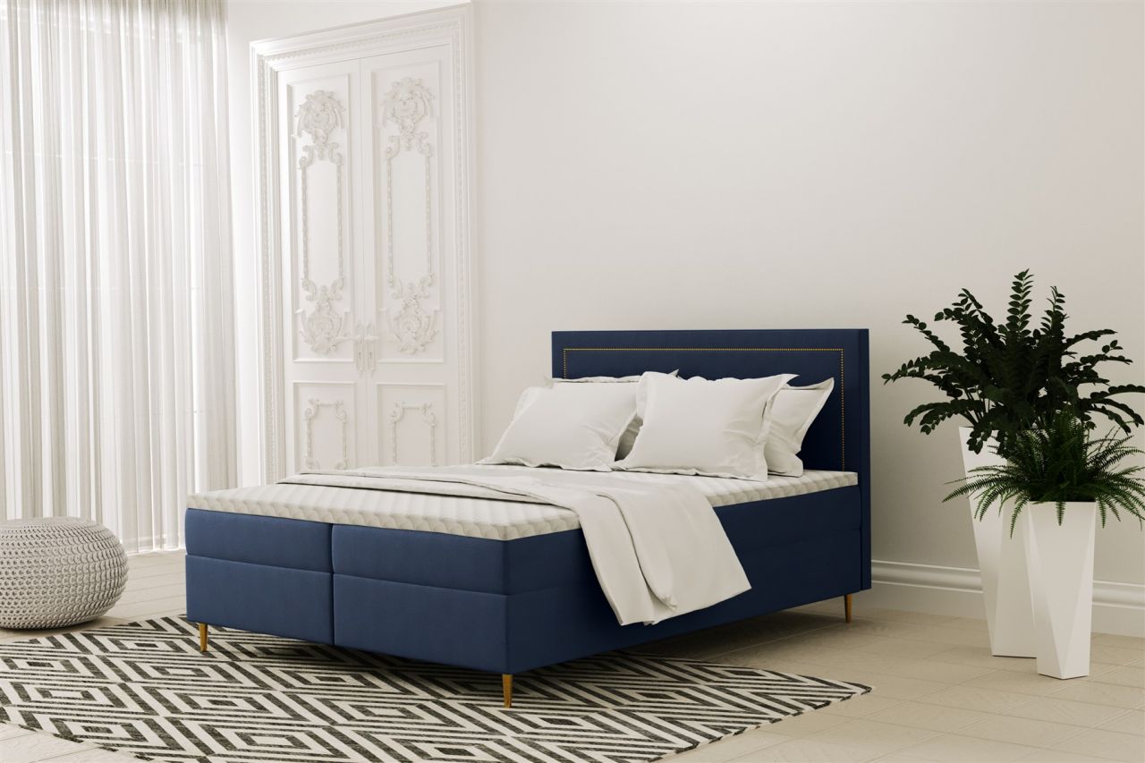 Boxspringbett Schlafzimmerbett LUCIEN 120x200cm in div. Farbvarianten