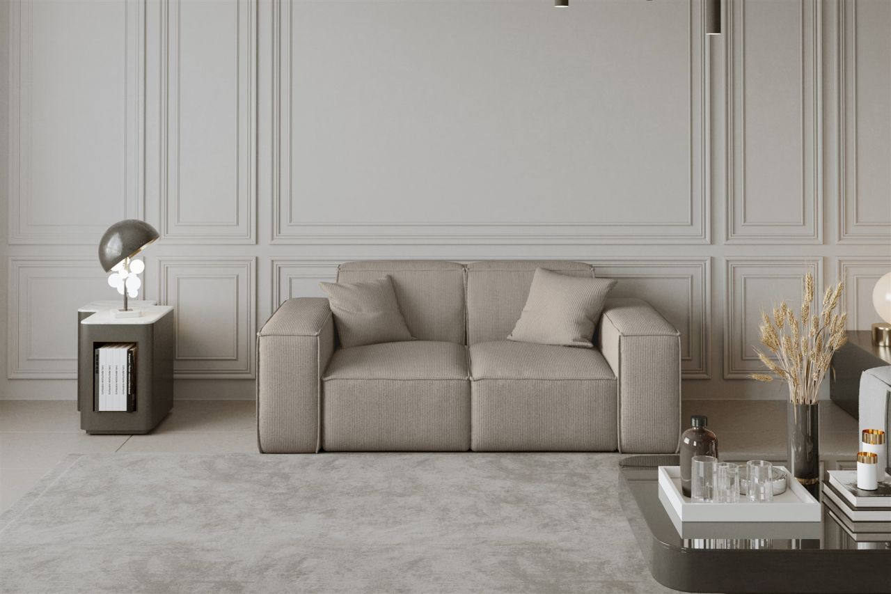 Sofa ersofa CELES 2-Sitzer in Stoff Scala Beige