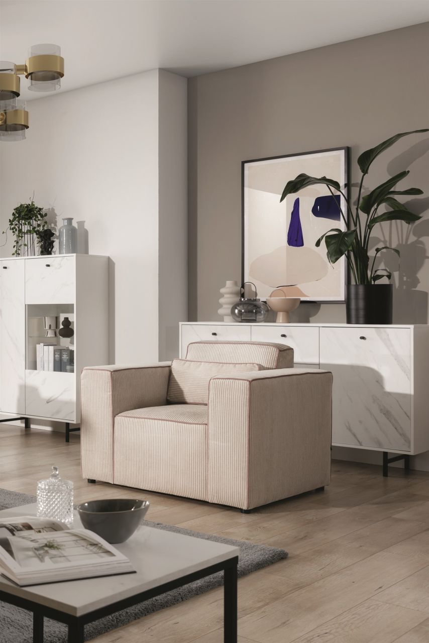 Sessel ersessel WALDO in Stoff Poso Beige