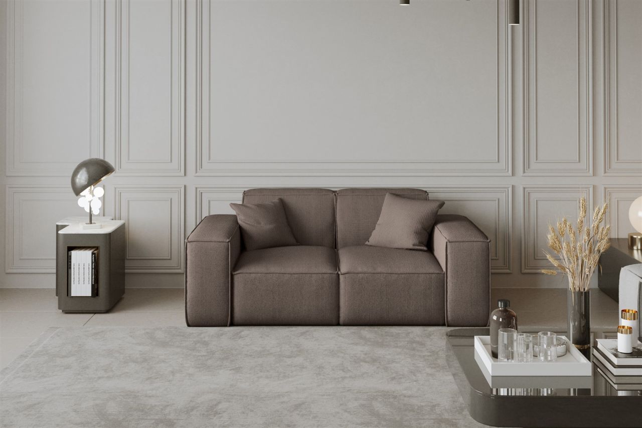 Sofa ersofa CELES 2-Sitzer in Stoff Scala Taupe