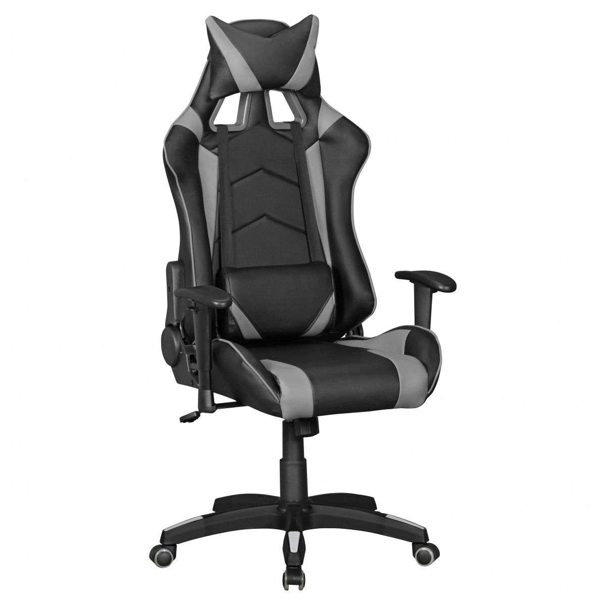 Drehstuhl Bürostuhl Chefsessel GAMING 1- Schwarz / Grau