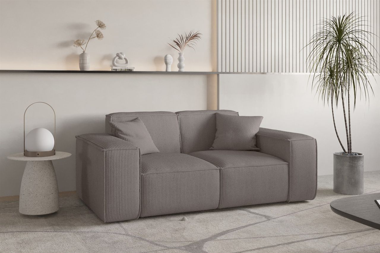 Sofa ersofa CELES PREMIUM 2-Sitzer in Stoff Scala Taupe