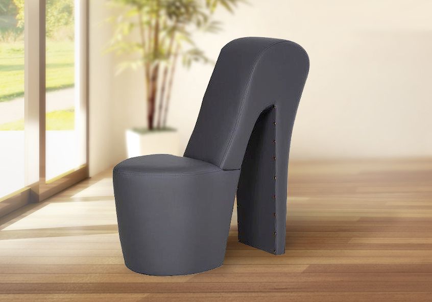 Schuhsessel ER Sessel - DONNA / Grau - High Heel Sessel