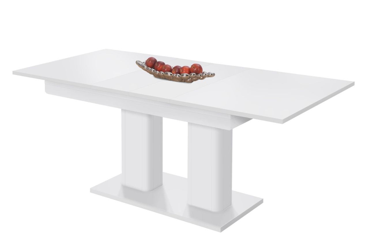 Auszugstisch Esstisch "KIEL"" Funktionstisch 140-220x79x90 cm in Weiß