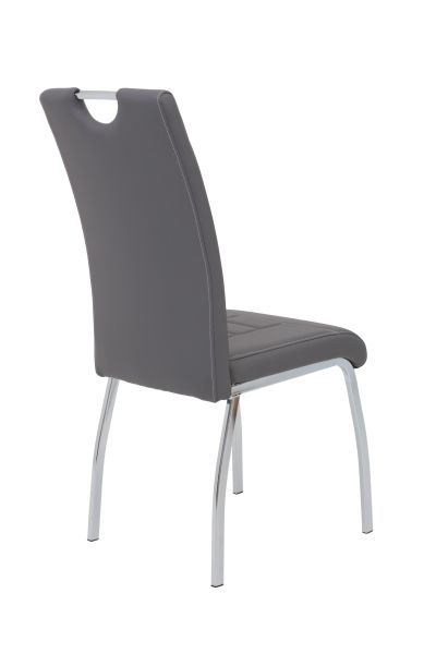 Esszimmerstühle Stühle Vierfußstuhl 2er Set ALIDA Grau