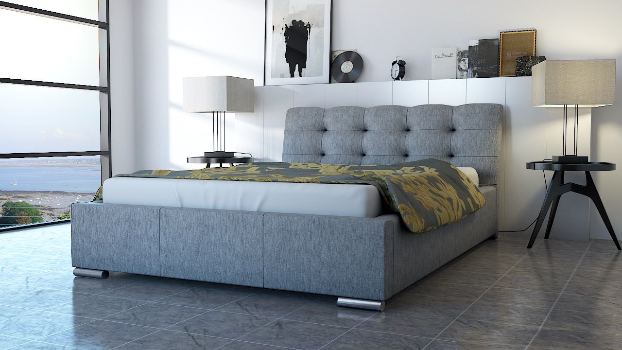 Polsterbett Bett Doppelbett ERICO 140x200cm inkl.Bettkasten