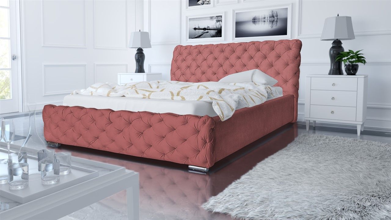 Polsterbett Bett Doppelbett ALDO 200x200cm inkl.Bettkasten